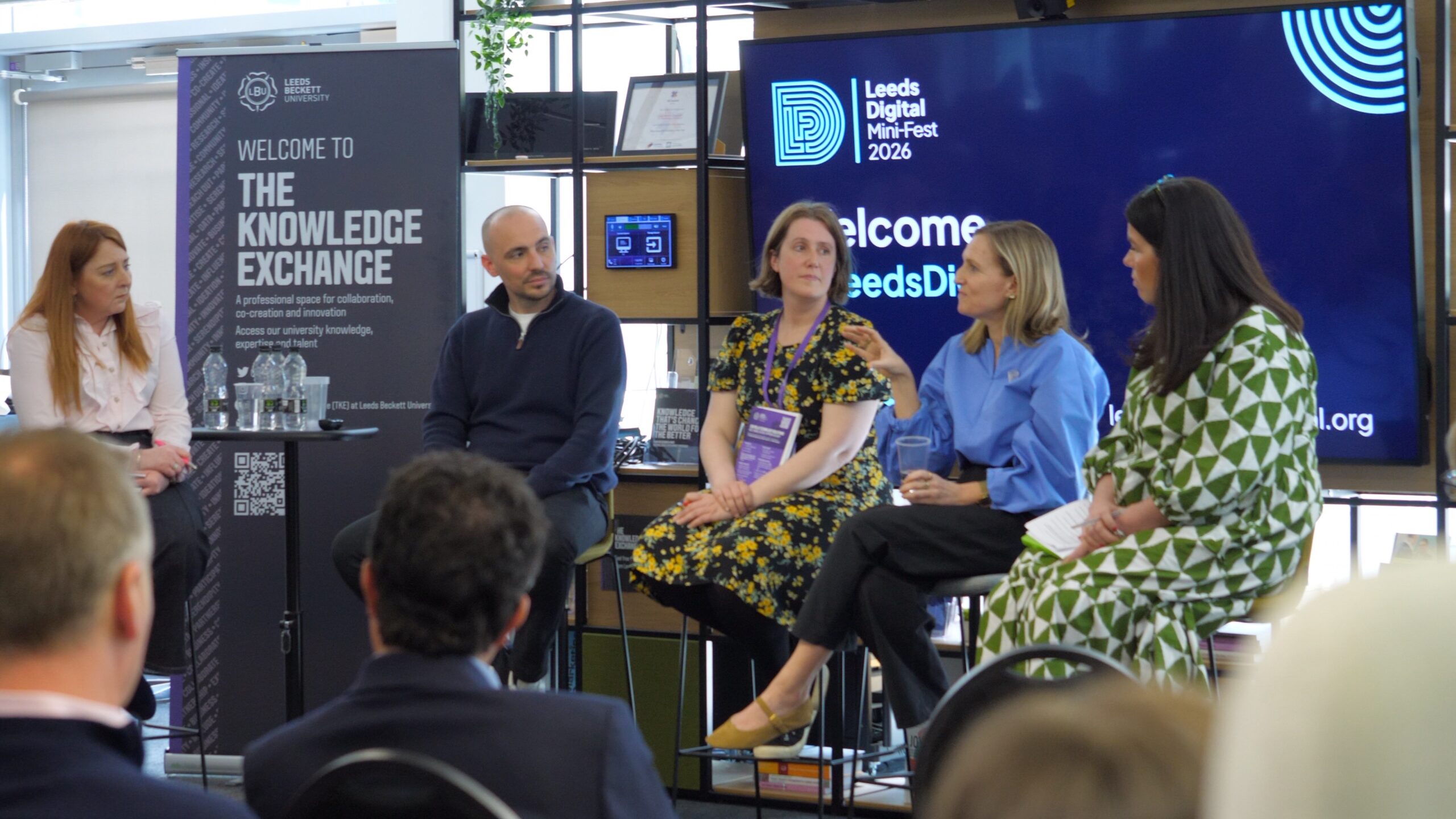 Panel discussion at Leeds Digital Festival mini-fest event